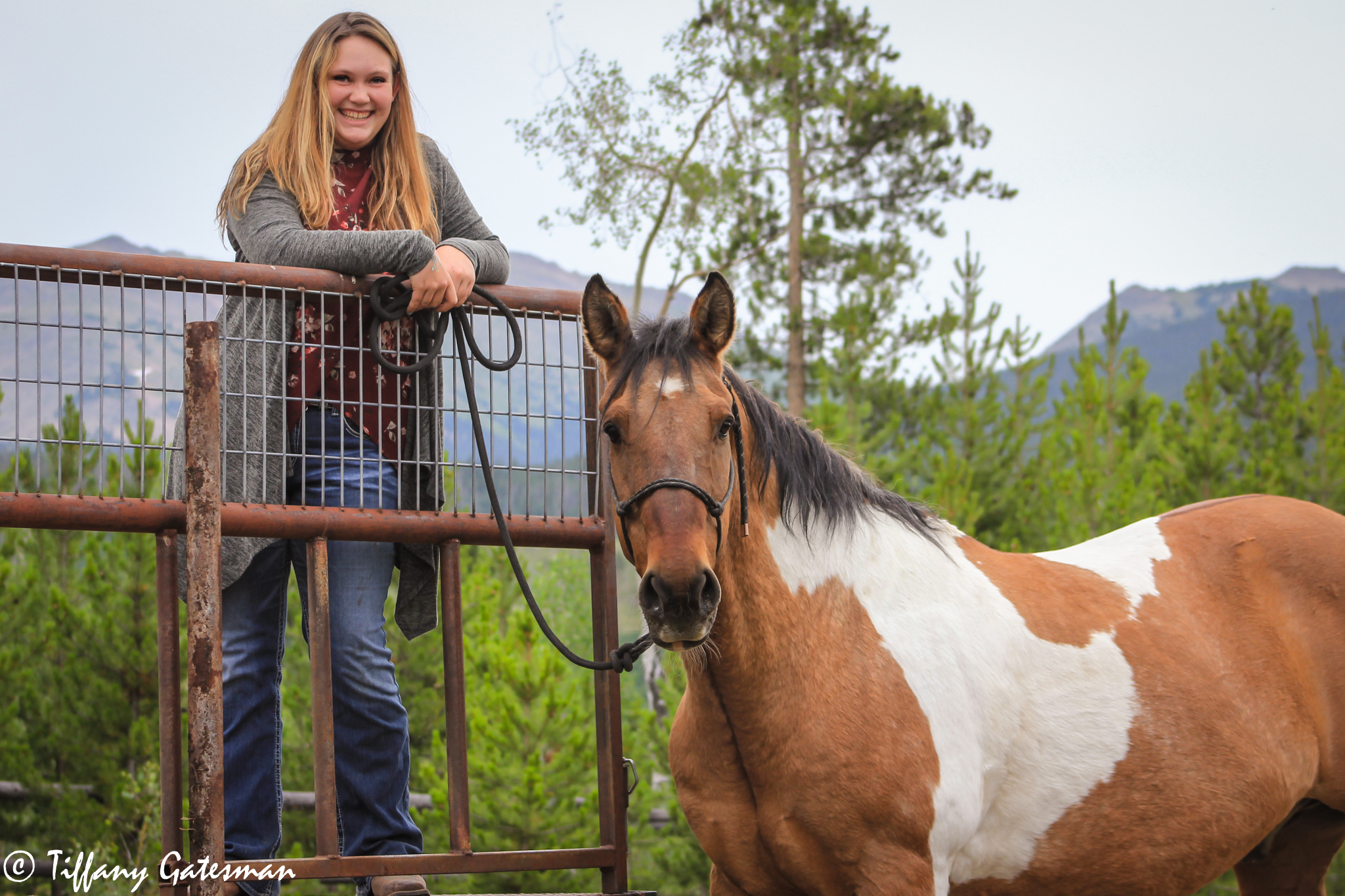 senior portrait horse photography